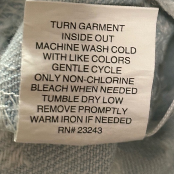 Happy × Nature Ultra High Rise Seamed Jeans Swiss Dot Straight Leg Size … - Picture 12 of 13